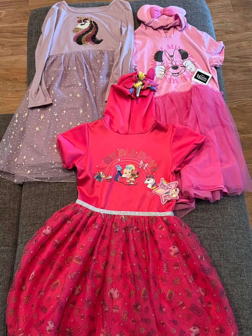 Girls size 10/12 Dress Bundle - Minnie Mouse, JoJo Siwa